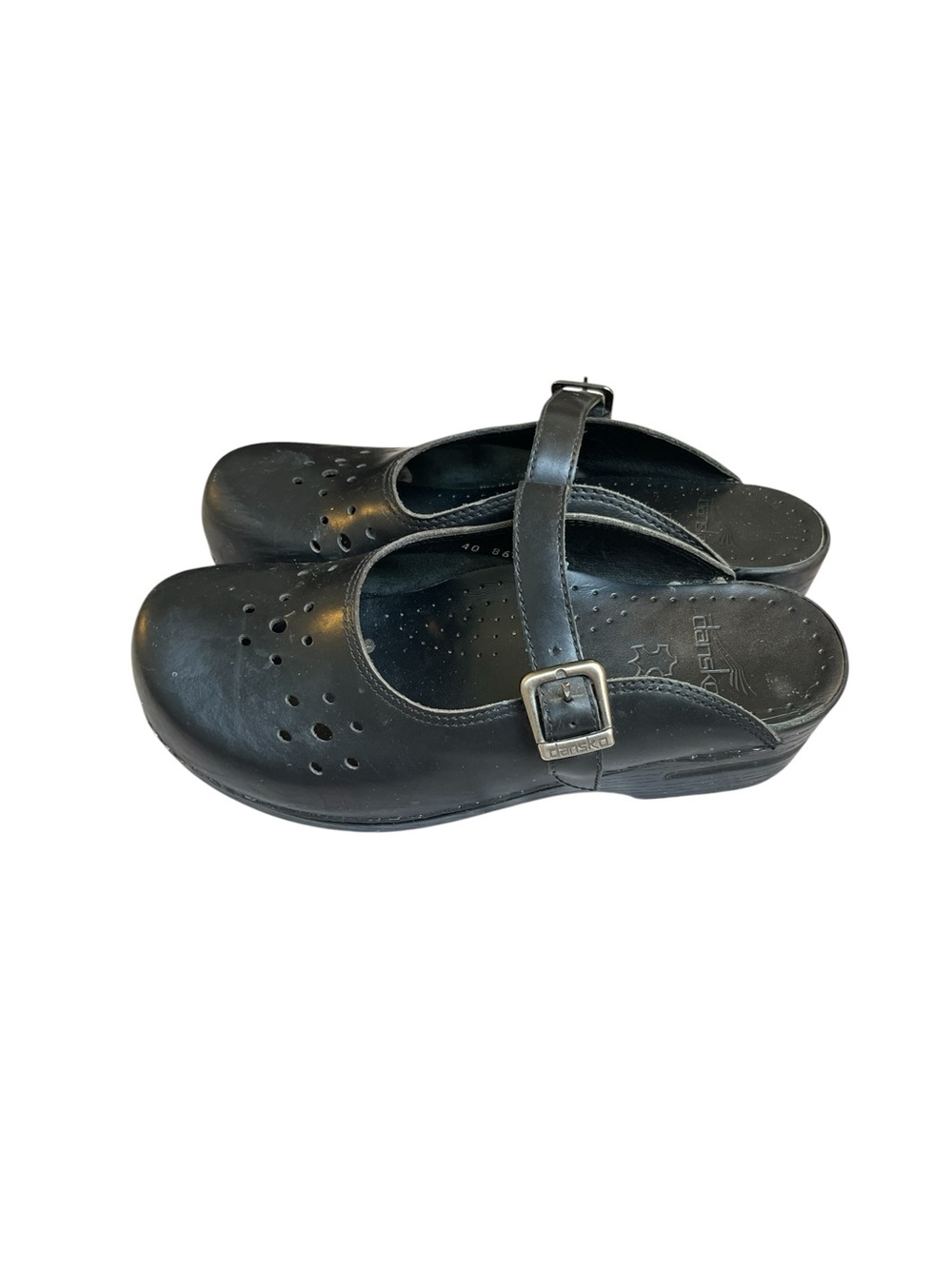 Danskin merrie Mary Jane Clog with Buckle Strap size 40